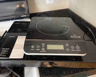 Chefman Glass Top Warming Tray  Duxtop Induction Cooktop