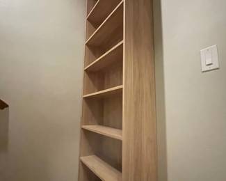 IKEA Bookcase Oak Effect Finish With Extra Height Shelf