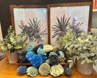 Succulent Artwork  Decor
