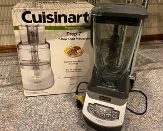 Ninja Blender with Cuisinart Prep 7 Food Processor