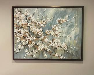 42x 32 Framed Canvas  Blossom Melody