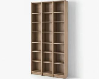 IKEA Billy Bookcase comb with extension units oak effect