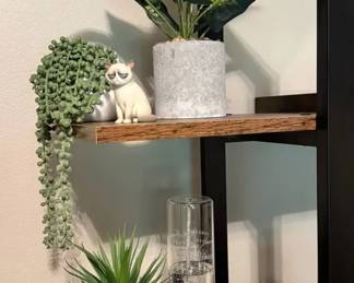 Artificial Plants With Grumpy Cat Oil Lamp  Other Decor