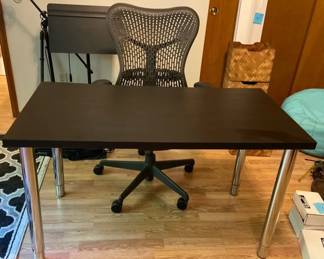The Back Store Office Chair with IKEA Linnmon Table
