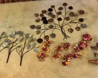 Metal Wall Signs  Midcentury Decor