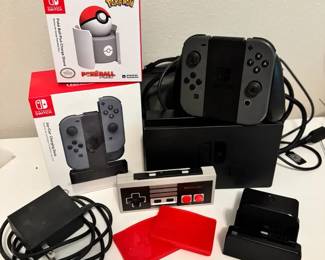 Nintendo Switch Poke Ball Controllers  Charging Bases