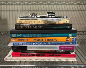 Books On Musical Theory Stickers  Piano Clips