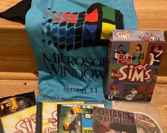 Microsoft Windows Shirt XS  Vintage Computer Games
