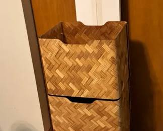 IKEA Wall Shelf With Boxes