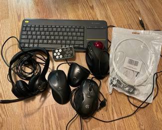 Logitech Keyboard Mouses Talking Headset  Weight Cartridges For Gaming Mouse