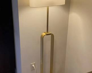 Brass Tone Floor Lamp