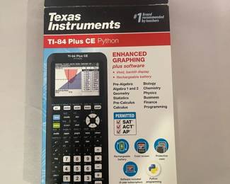 Texas Instruments TI84 Plus CE Python Graphing Calculator