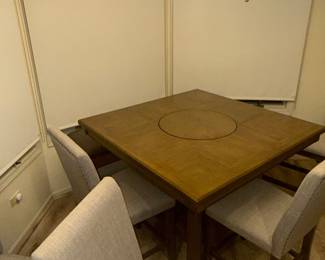 TABLE AND 4 CHAIRS AND BENCH SEAT