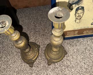 Pr ornate candlesticks