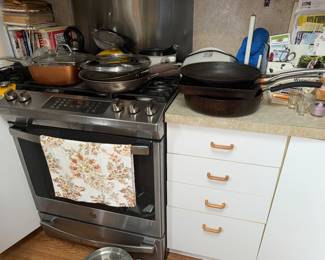 Fry pans and pots