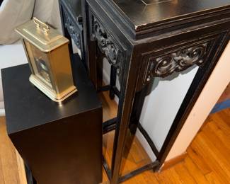 Chinese carved plant stand or pedestal table