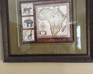 Framed African Themed Art Print