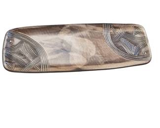 Brown Ceramic Tray
