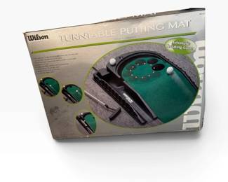 Wilson Automatic Rotating Putting Mat and a Lasso Golf Game