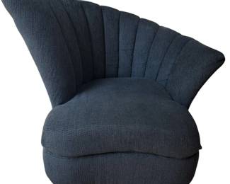 Golden Chair Inc Sculptural Channel Tufted Accent Chair