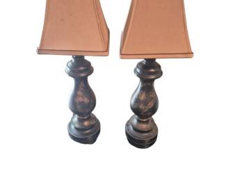 Black and Gold Lamps