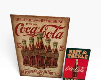 Metal Coca Cola Wall Art
