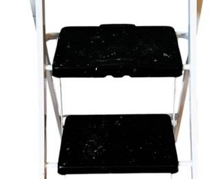 Skinny Mini 3 Step Folding Ladder with Safety Handrail