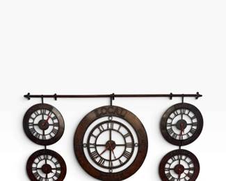 Time Zones Wall Clocks