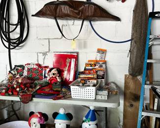 Blow molds; Christmas items, and Halloween items
