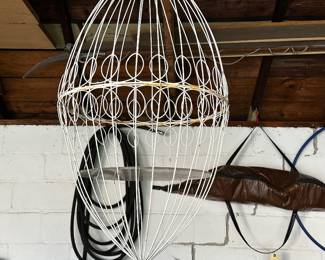 Large mid-century, modern plant/cage