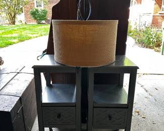 Dining room, lamp and end