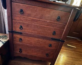 Tall boy dresser solid wood