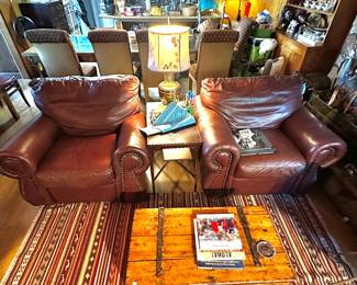 Vintage Italian leather seats
