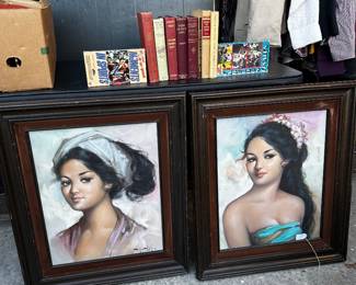 Original vintage oil paintings