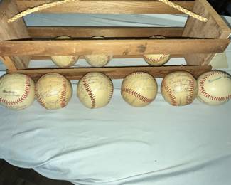 6 ARE AUTOGRAPHED + 3 MORE GAME BALLS
