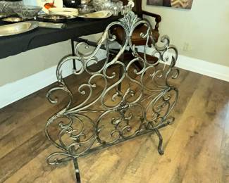 IRON FIREPLACE DECOR