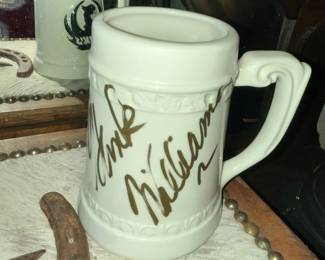 MUG AUTOGRAPHED BY HANK WILLIAMS JR.!