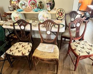 VINTAGE DUNCAN PHYFE CHAIRS