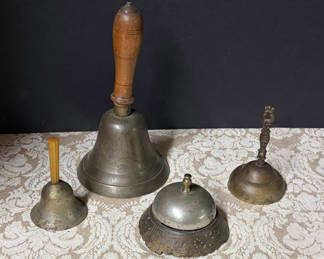 Lot 68: Collection of Metal School Bells