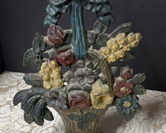 Lot 69: Large Antique Cast Iron Door Stop