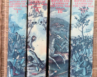 Lot 41: Battles and Leaders of the Civil War - Four-Volume Illustrated History Set