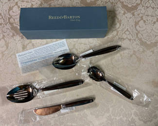Lot 15: Reed and Barton 4 pc Hostess Set