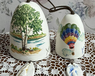 Lot 55: 2 Vintage Handmade Southwestern Wind Bells