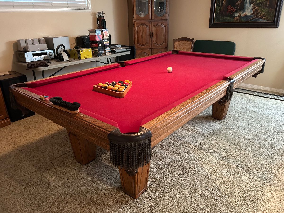 Pool table. Schedule your mover. 