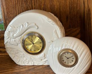 Lenox clocks. 