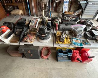 Lots of power tools