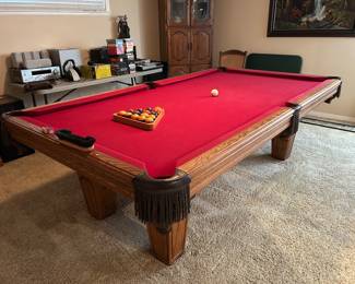 Pool table. Schedule your mover. 