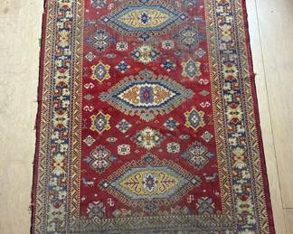 Kazak Style Wool Rug