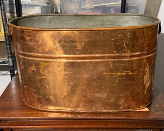 Oval copper wash boiler