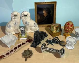 Staffordshire Dog Figurines  Random Small Pieces 